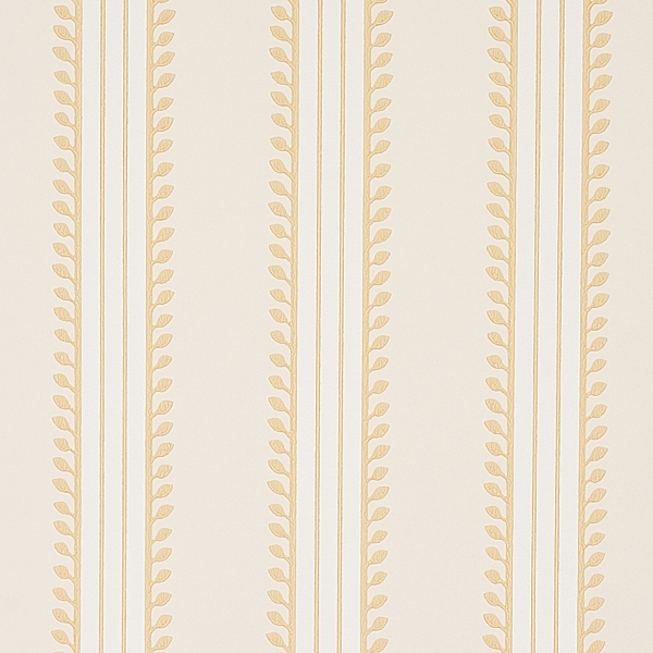 Etruscan Stripe - Ivory & Ochre Wallpapers | Schumacher